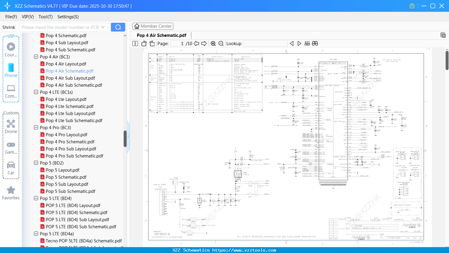Tecno Pop 4 Air Schematic